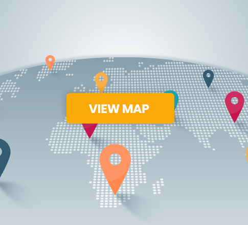 Map of SIXT rental desk at Houston Airport